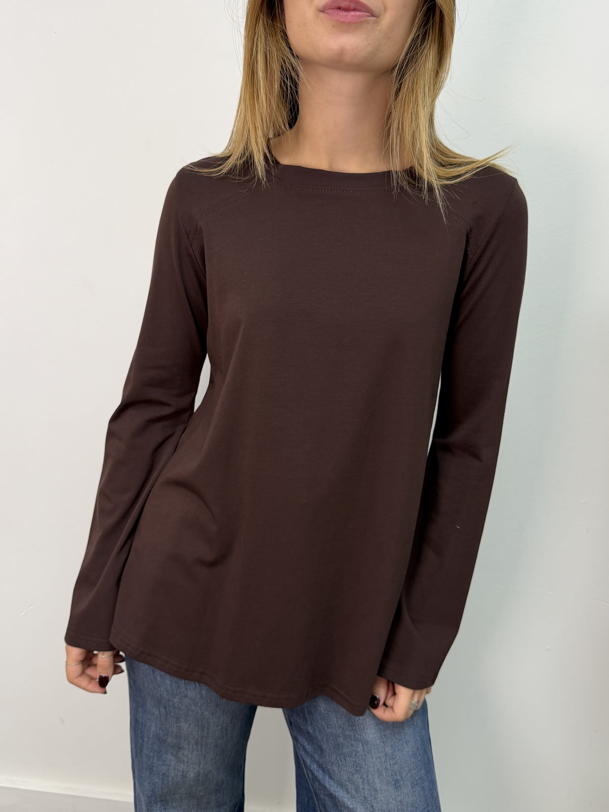 T-Shirt girocollo manica campana MyD