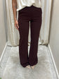 Pantalone in crêpe a zampa Imperial
