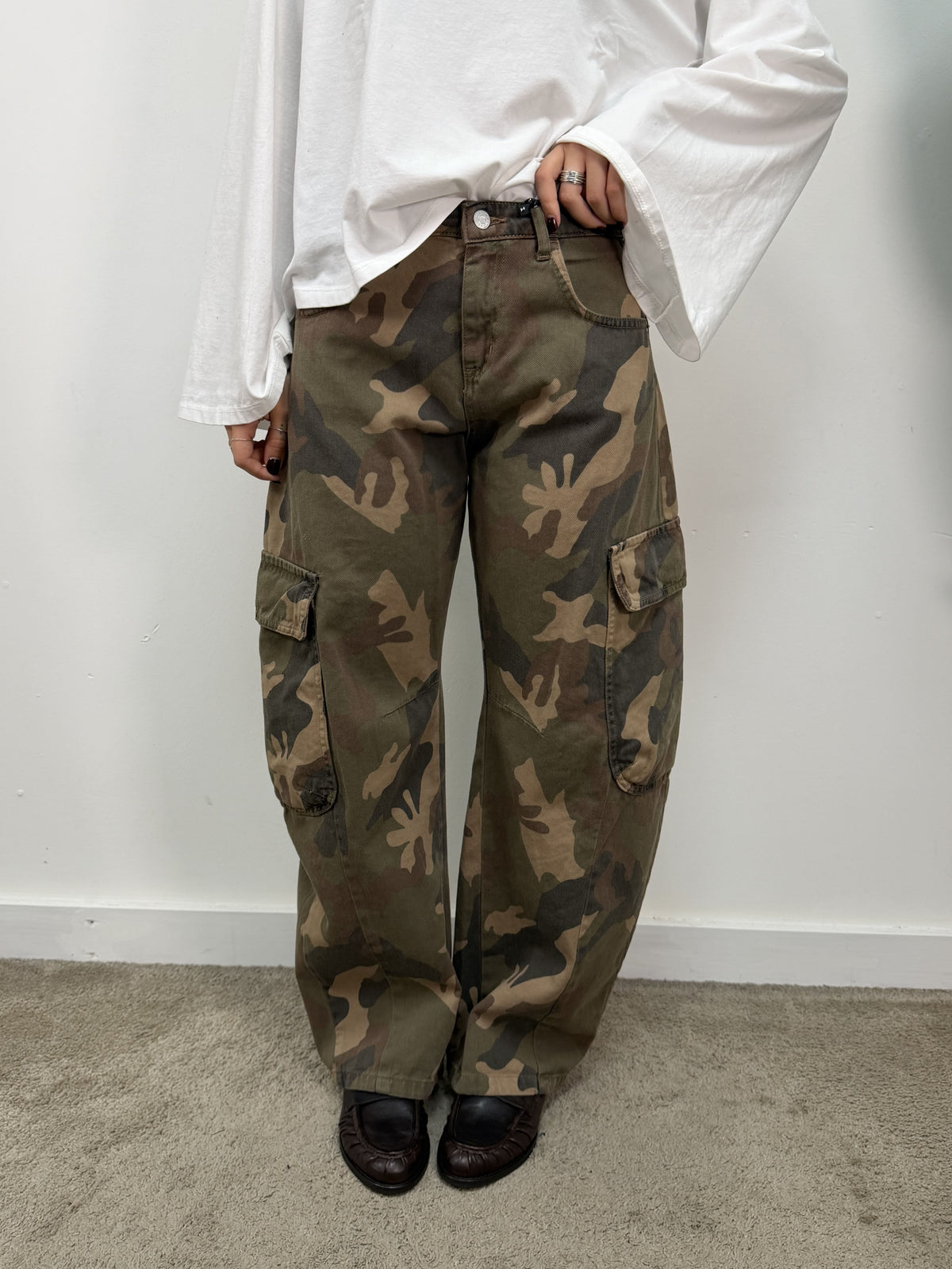 Pantalone cargo camouflage HaveOne