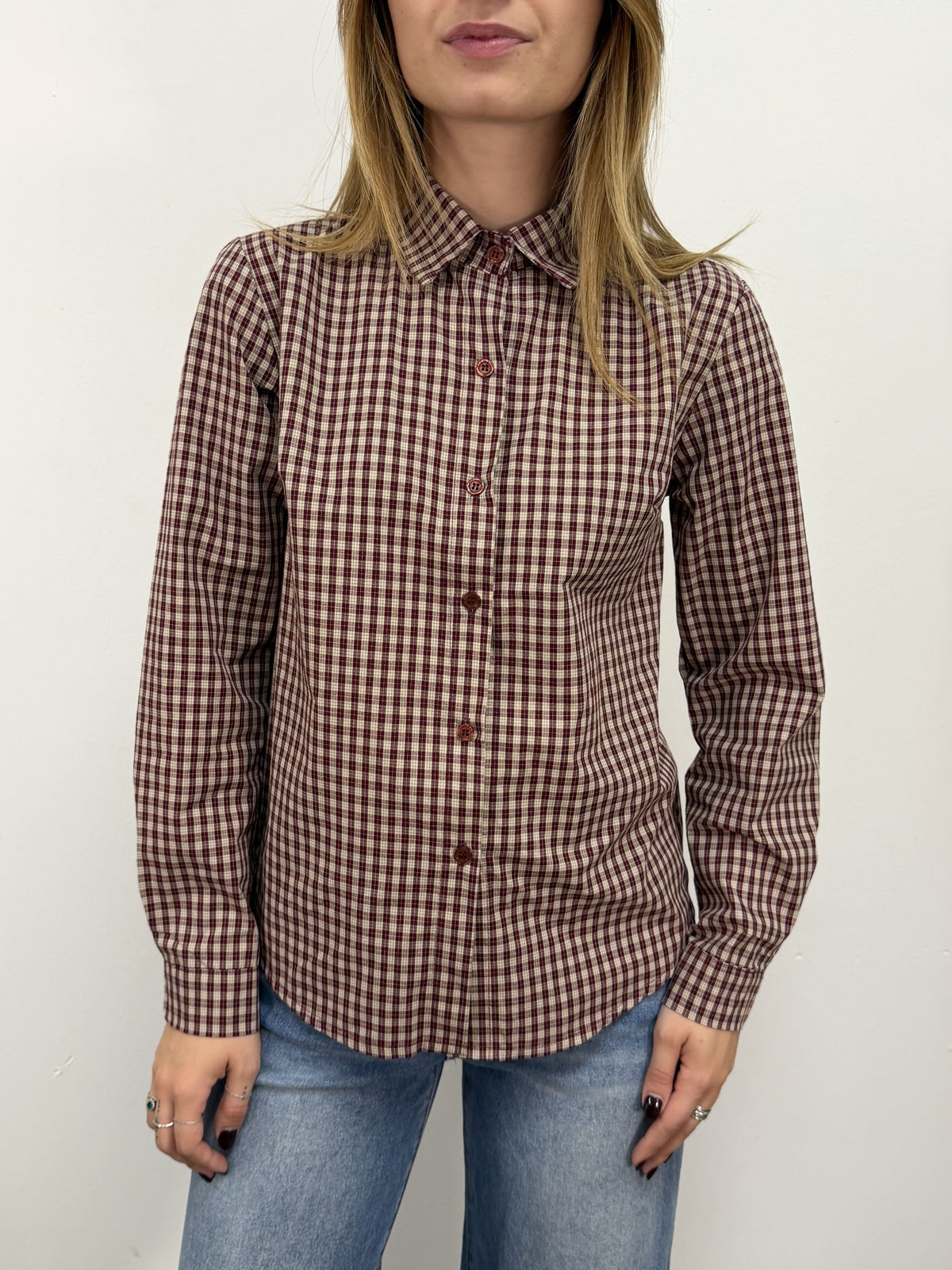 Camicia regular stampa check MyD