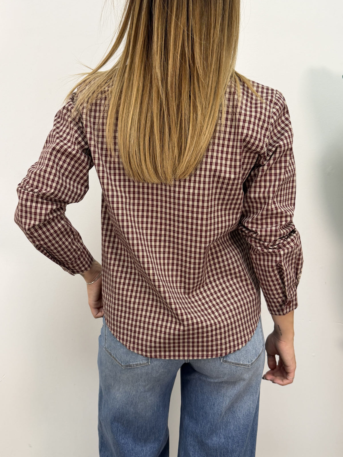 Camicia regular stampa check MyD