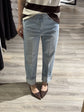 Jeans con risvolto e rotture Susy Mix