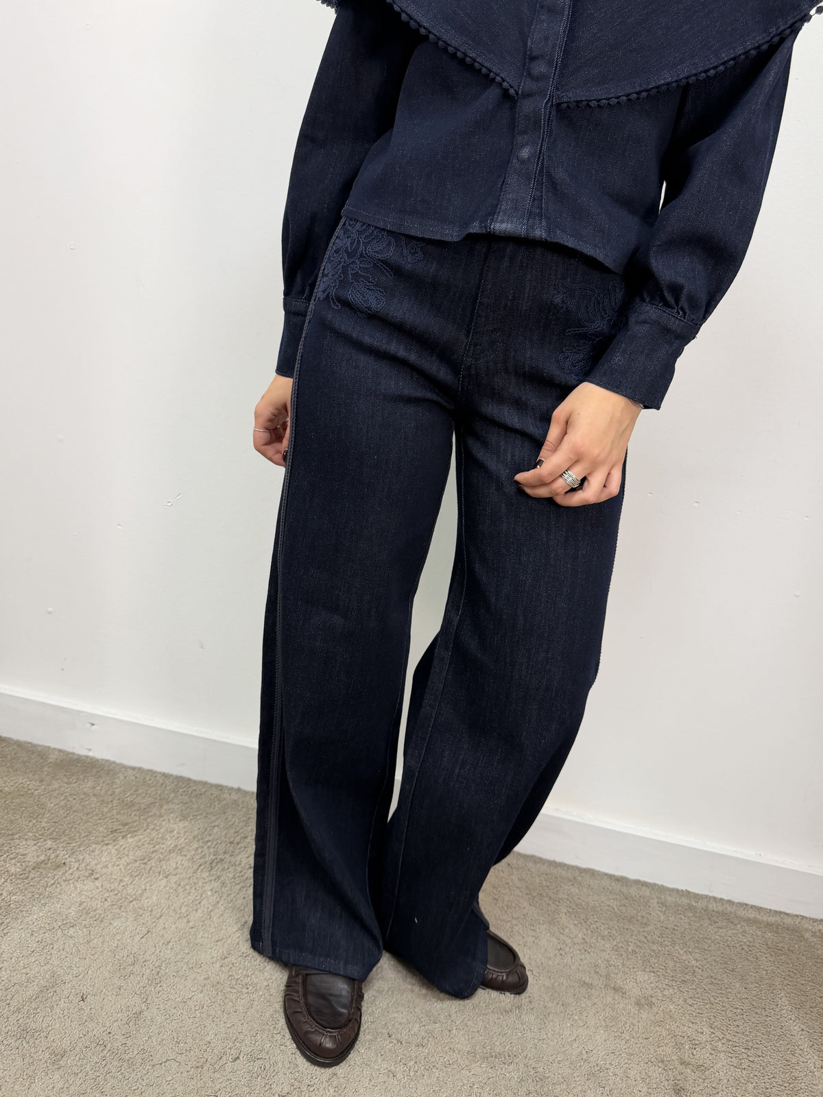 Jeans con passamaneria Amosa