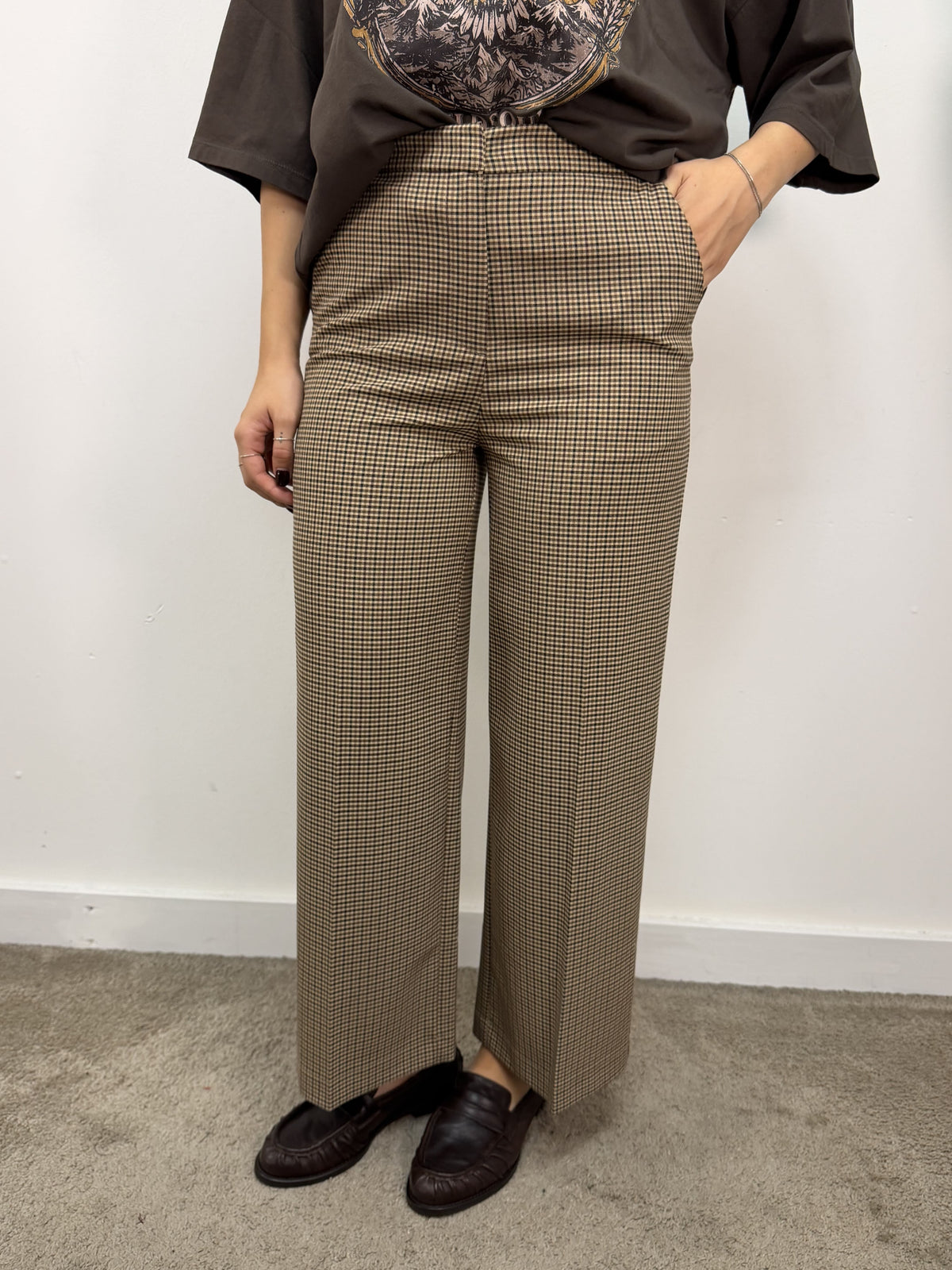 Pantalone pied de poule Imperial