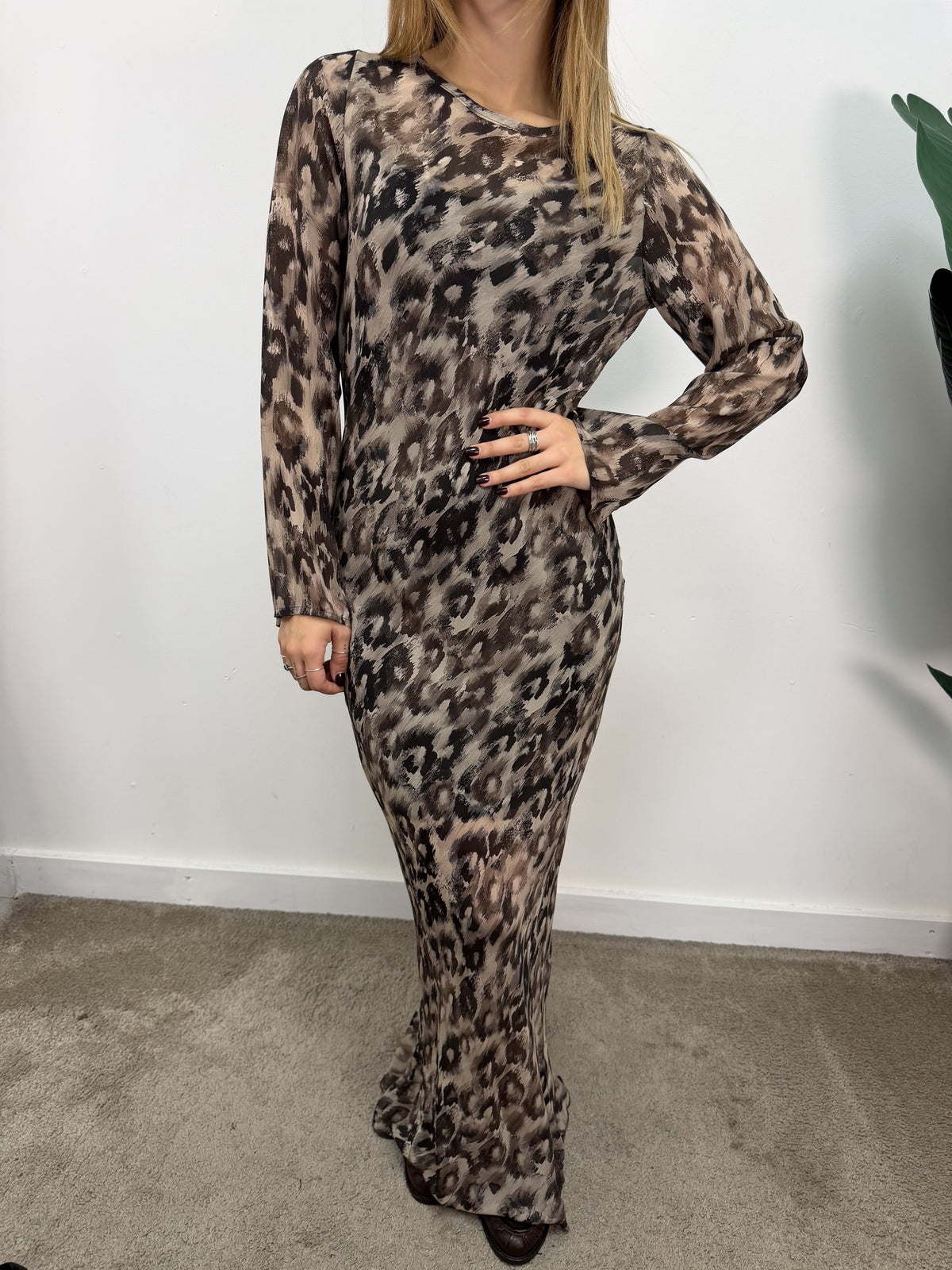 Abito "Elettra" stampa camouflage MyD