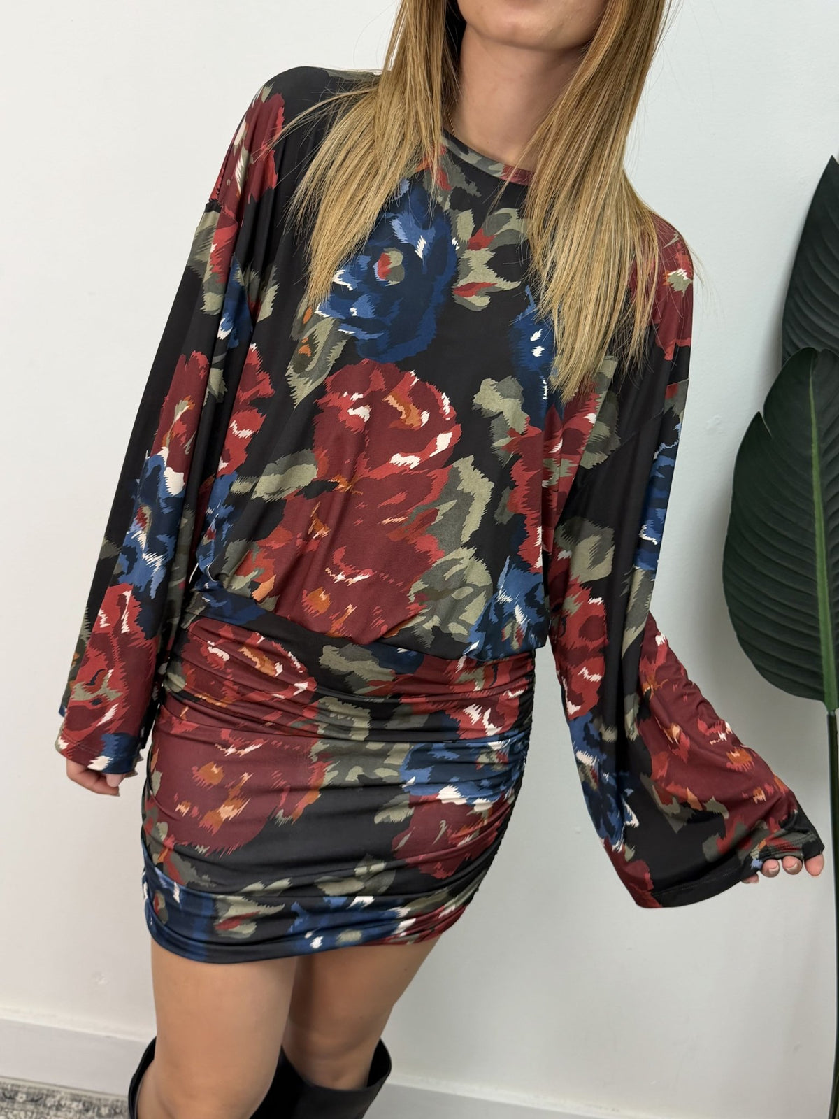 Abito corto in lycra floreale Tensione In LIMITED EDITION - GiuGiò | Shop online