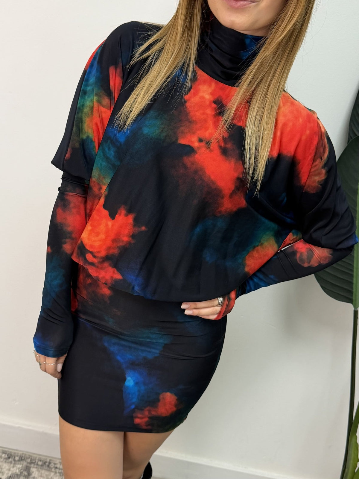 Abito corto in lycra tye-die Tensione In LIMITED EDITION - GiuGiò | Shop online