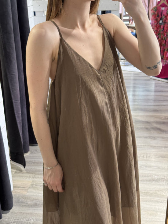 Abito in rayon con bretellina Susy Mix - GiuGiò | Shop online