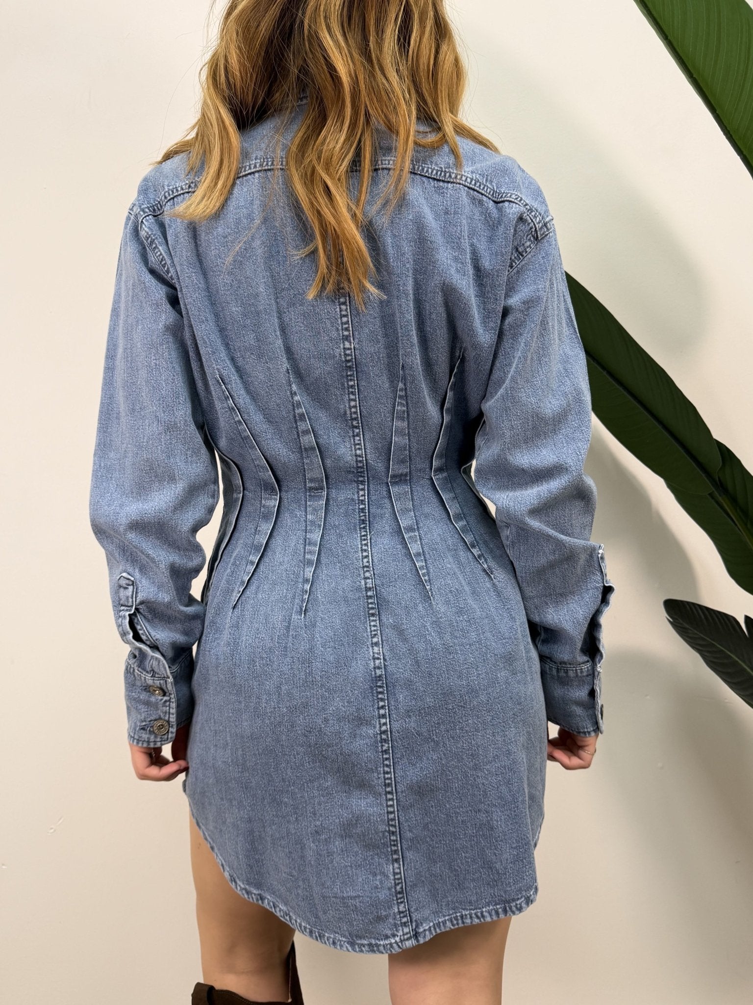 Abito sfiancato in denim Dixie - GiuGiò | Shop online