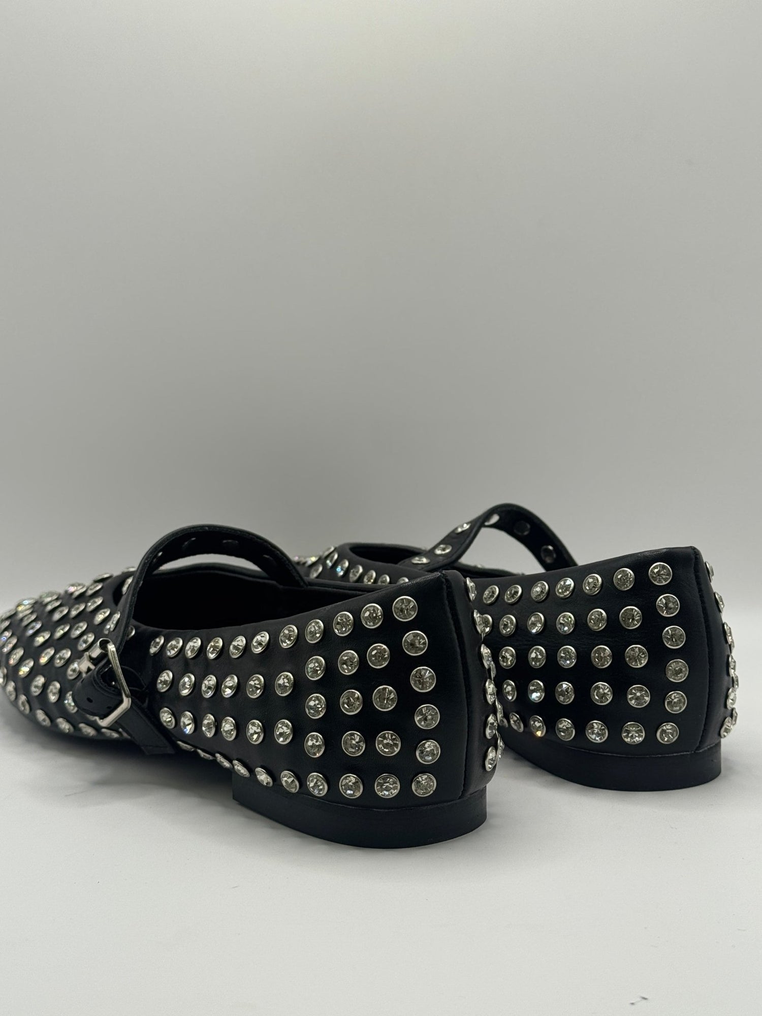 Ballerina in ecopelle e strass con cinturino Divine Follie - GiuGiò | Shop online