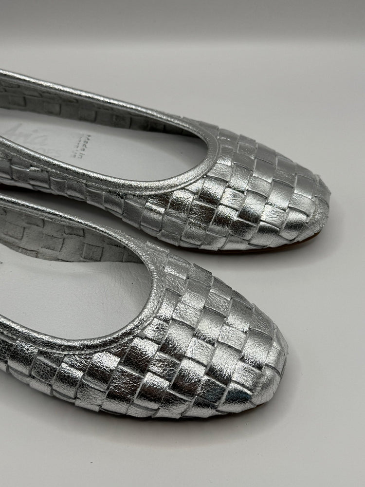 Ballerina intrecciata in pelle Aria - GiuGiò | Shop online