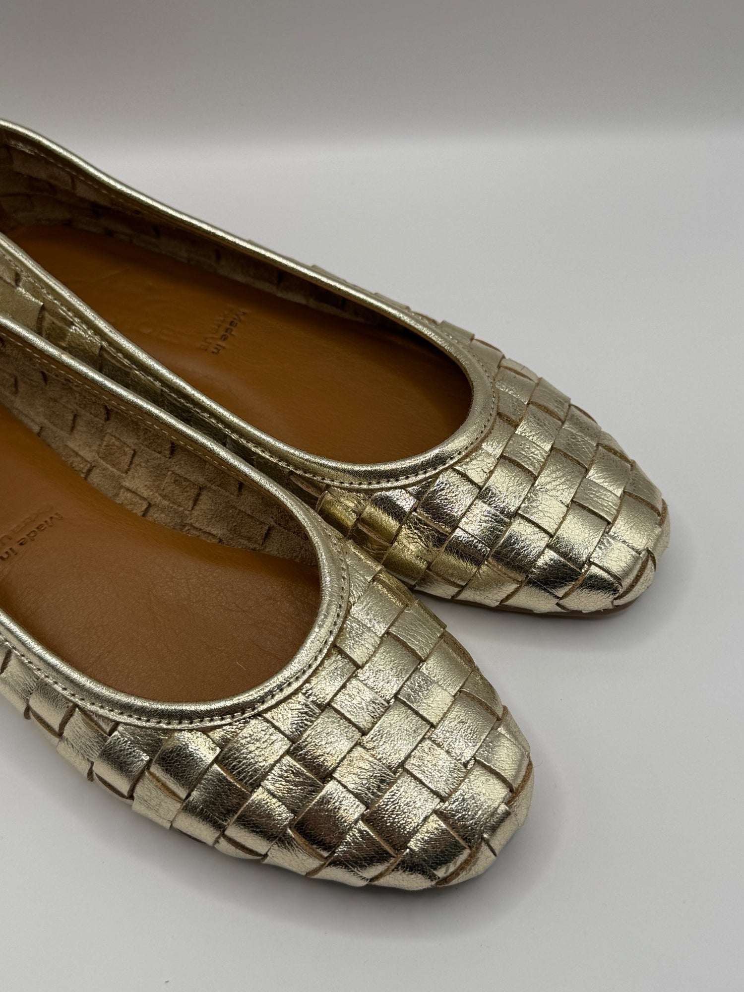 Ballerina intrecciata in pelle Aria - GiuGiò | Shop online