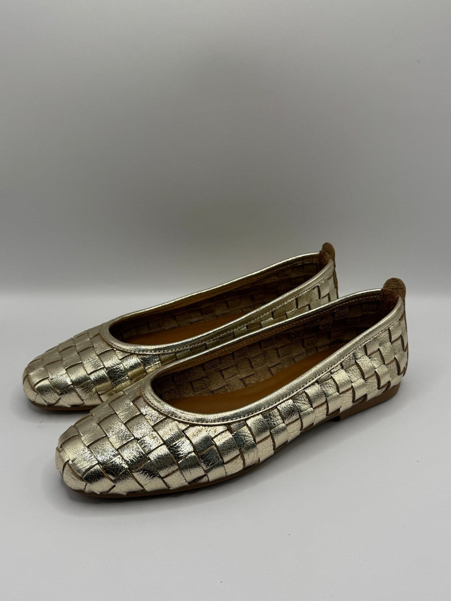 Ballerina intrecciata in pelle Aria - GiuGiò | Shop online
