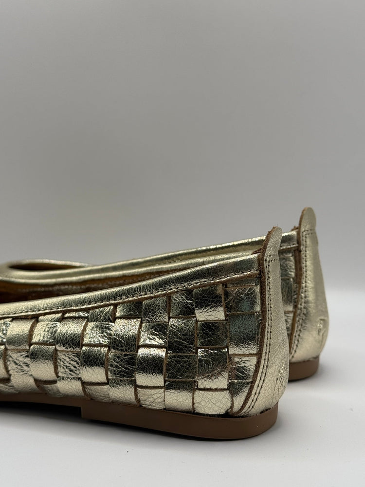 Ballerina intrecciata in pelle Aria - GiuGiò | Shop online