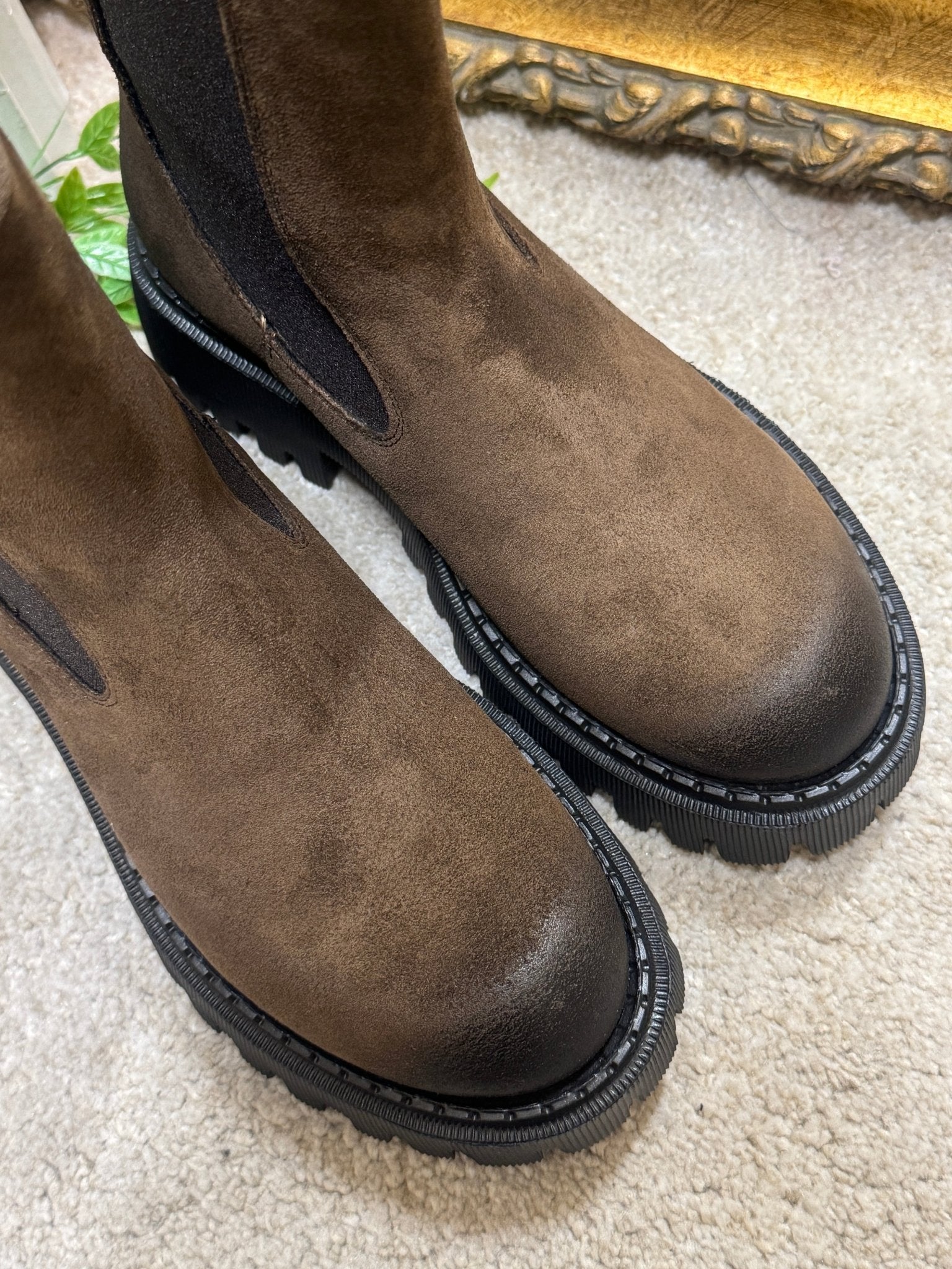 Beatles pelle scamosciata platform Noa - GiuGiò | Shop online