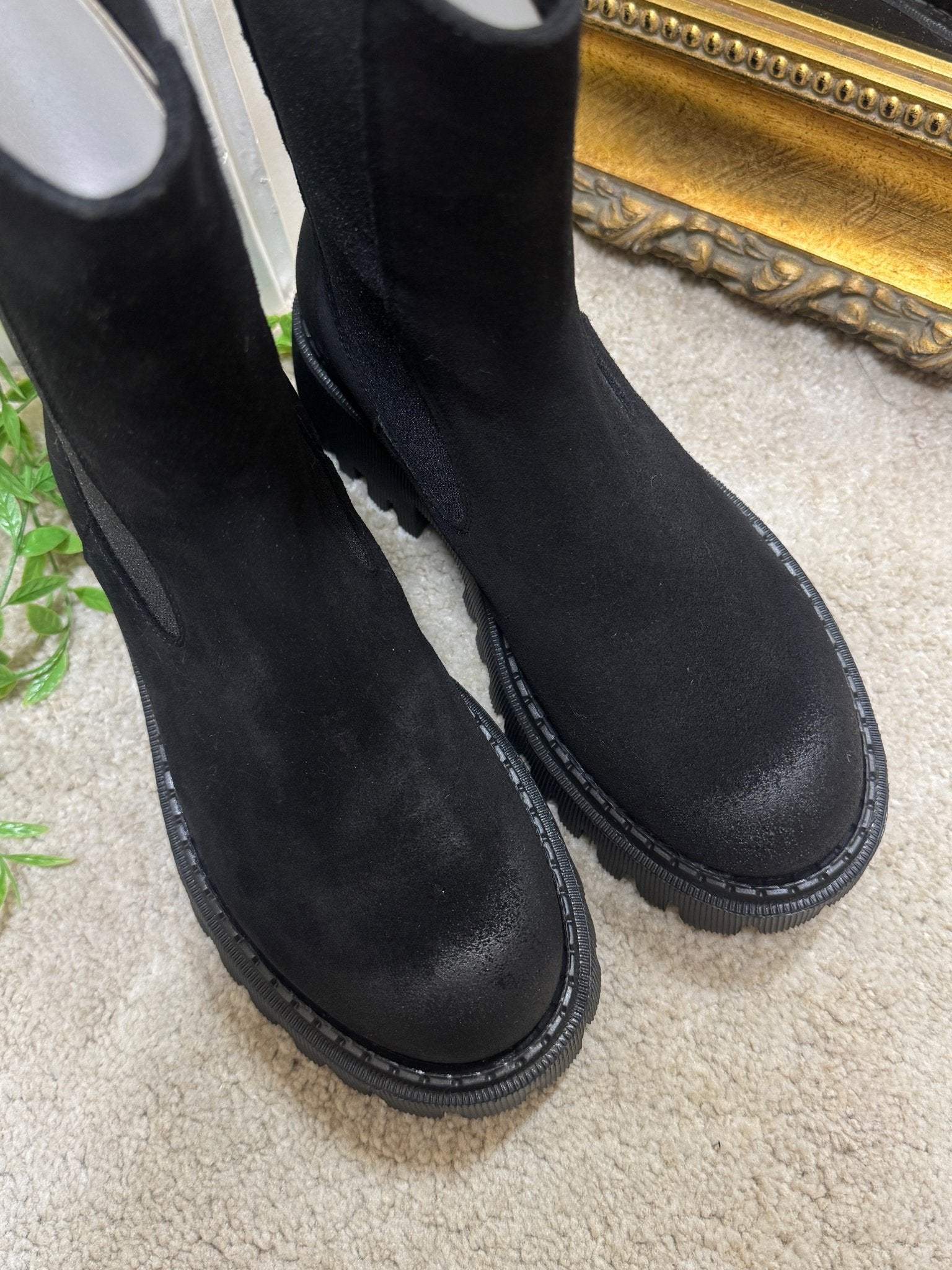 Beatles pelle scamosciata platform Noa - GiuGiò | Shop online