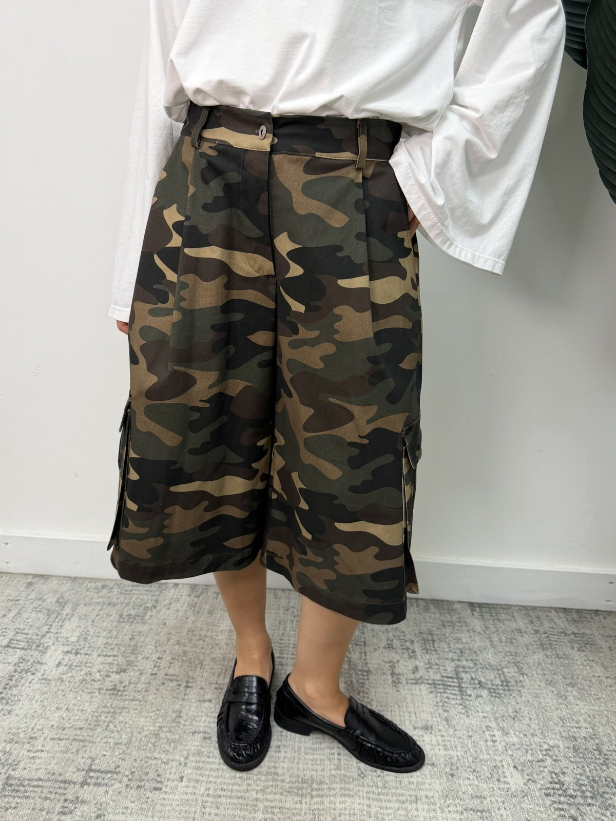 Bermuda cargo camouflage MyD - GiuGiò | Shop online