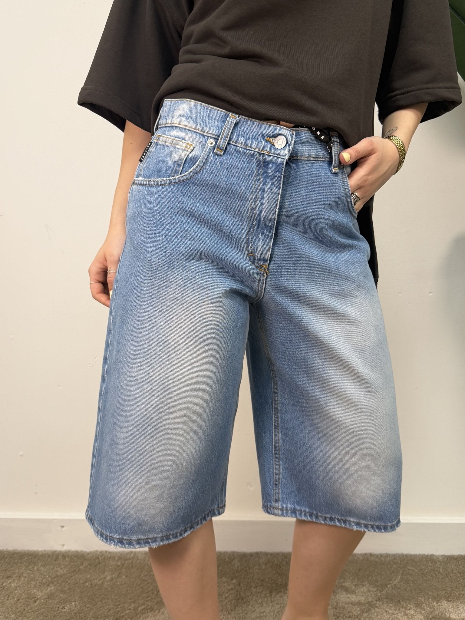 Bermuda denim chiaro Koji HaveOne - GiuGiò | Shop online