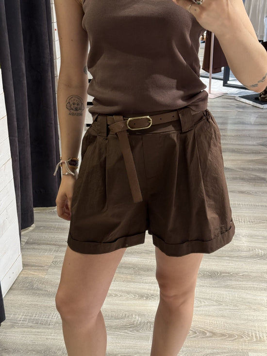 Bermuda in cotone con risvolto HaveOne - GiuGiò | Shop online
