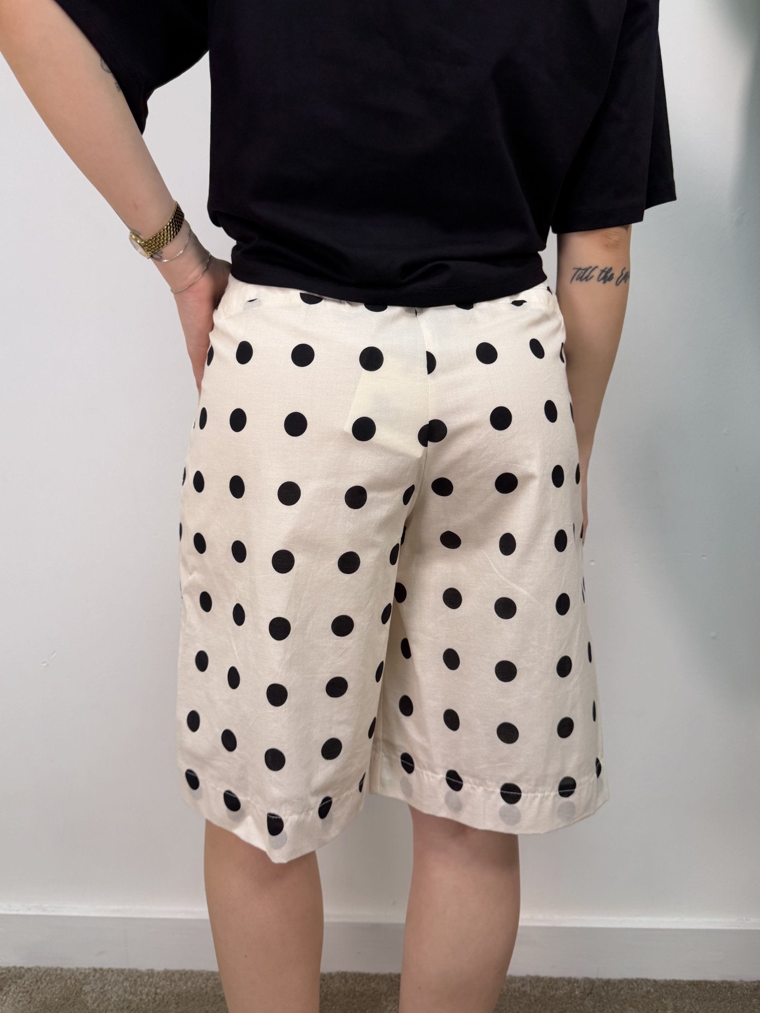 Bermuda in cotone fantasia pois Tensione In - GiuGiò | Shop online