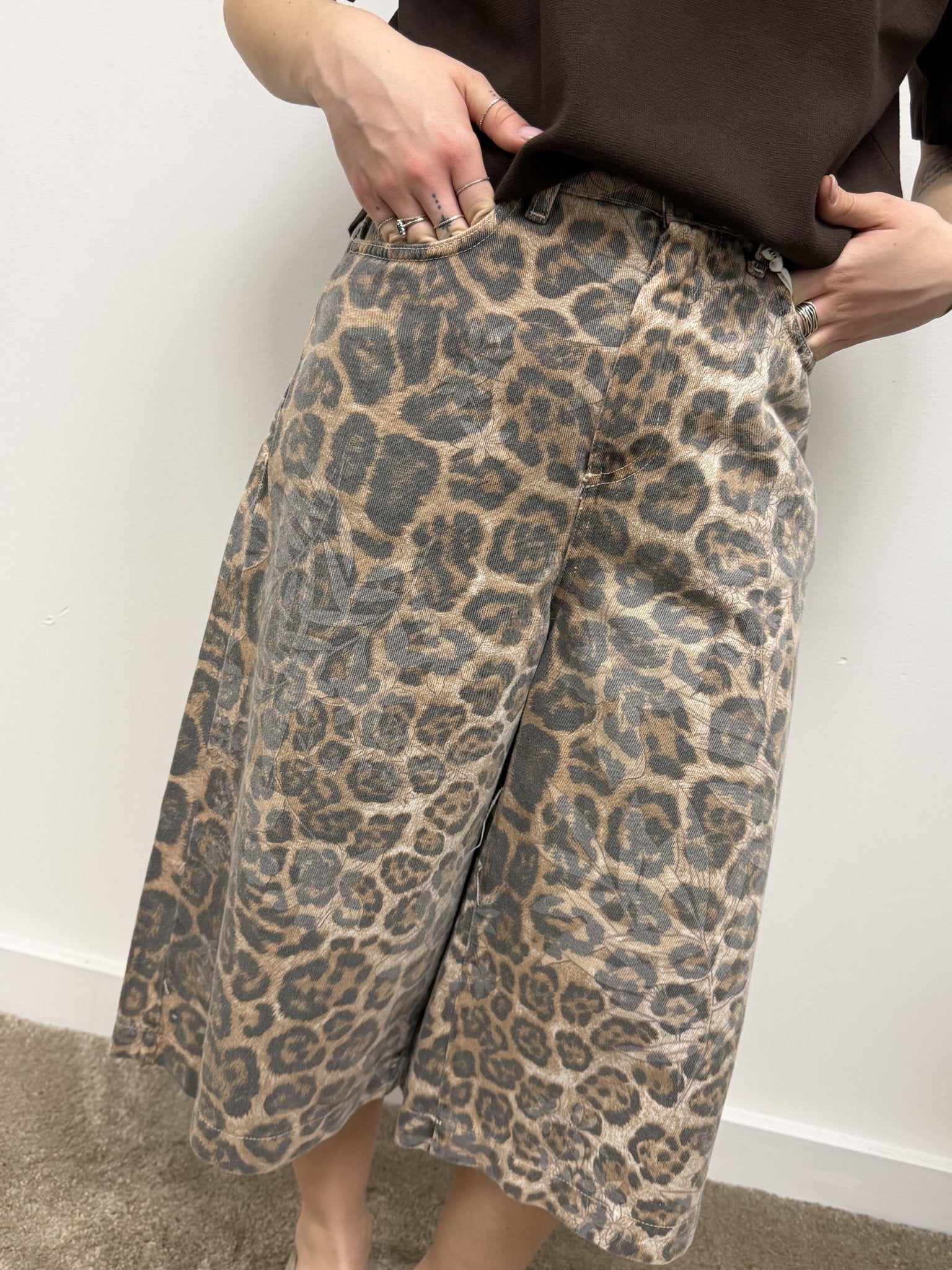 Bermuda in denim maculato Susy Mix - GiuGiò | Shop online