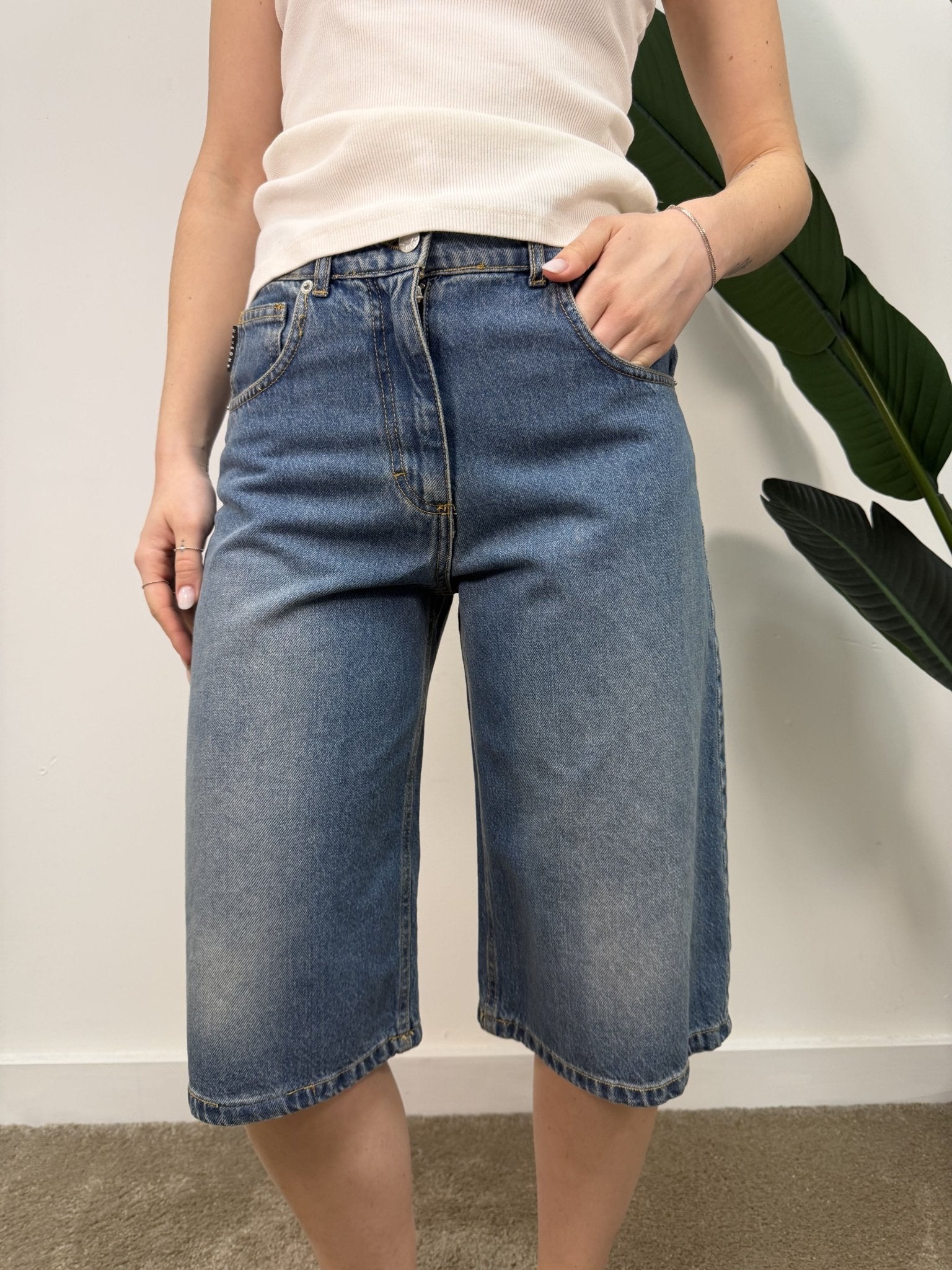 Bermuda in denim scuro mod. KOJI HaveOne - GiuGiò | Shop online