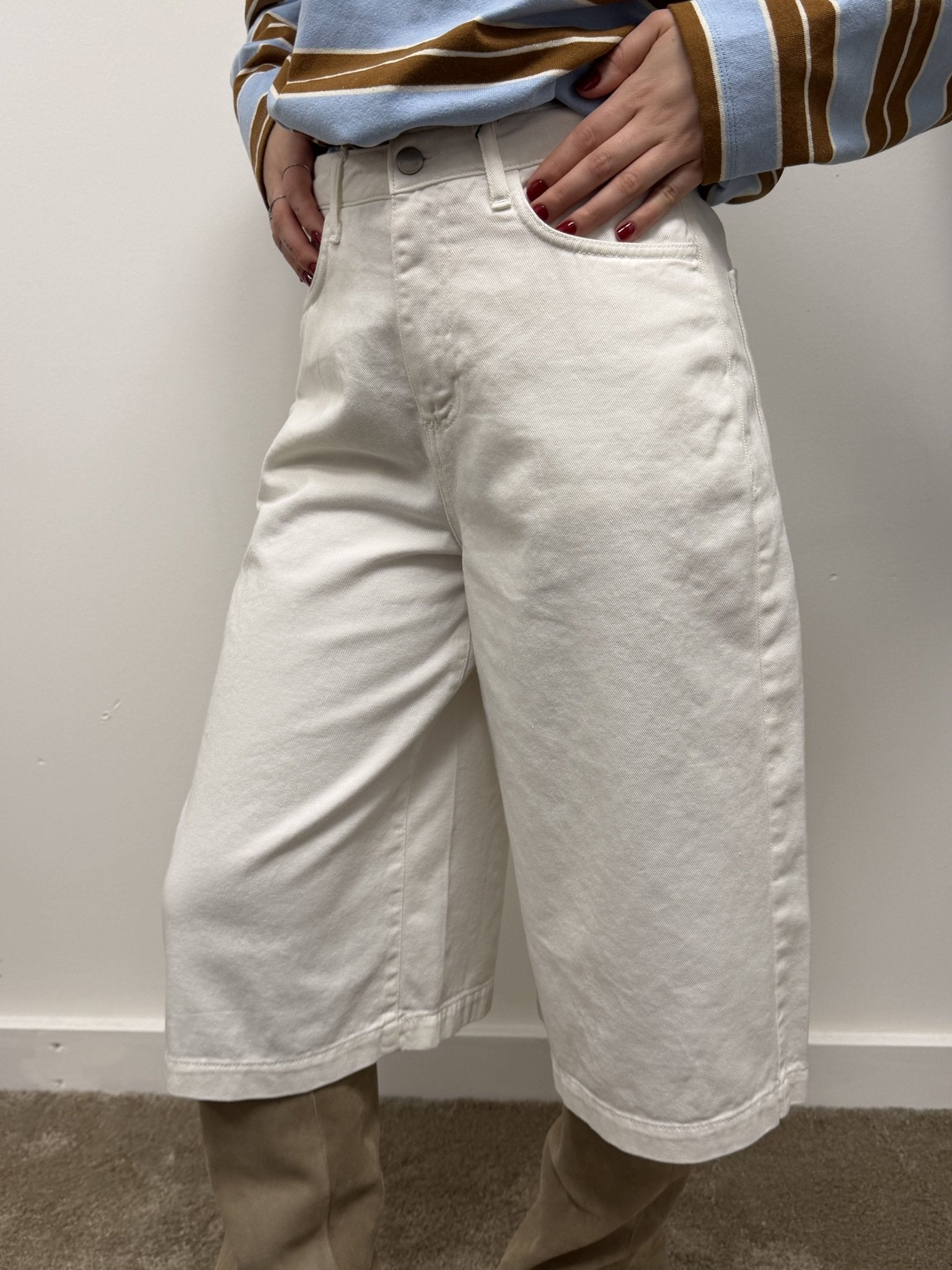 Bermuda in denim superpocket Susy Mix - GiuGiò | Shop online