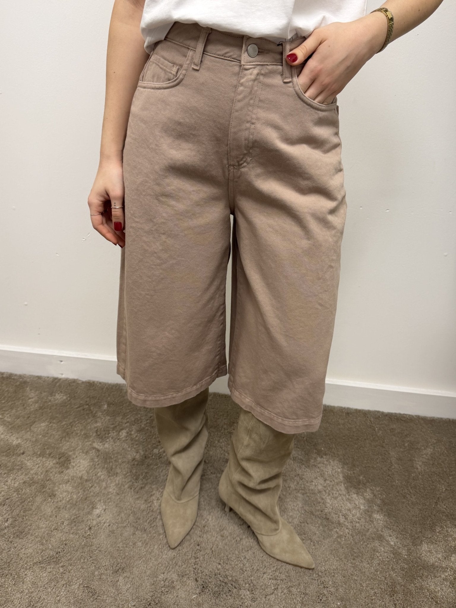 Bermuda in denim superpocket Susy Mix - GiuGiò | Shop online