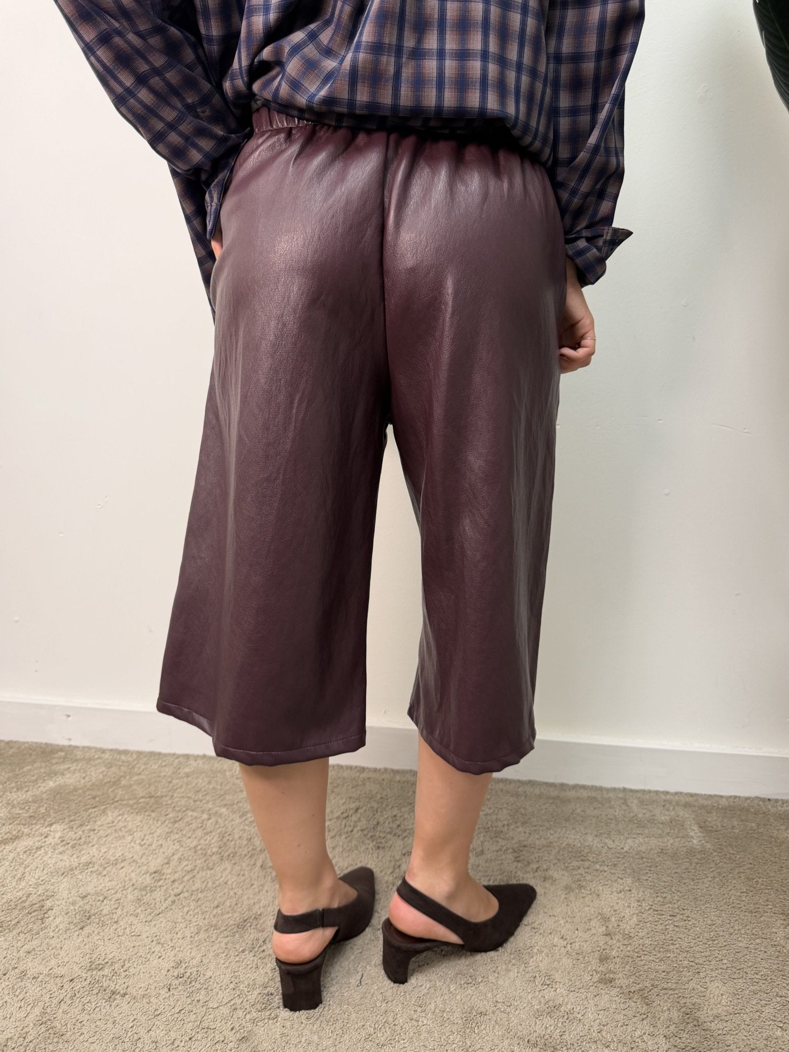 Bermuda jorts in ecopelle MyD - GiuGiò | Shop online