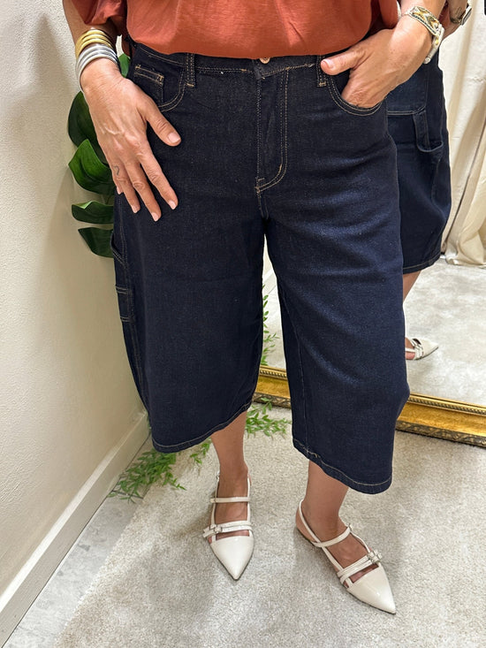 Bermuda jorts worker in denim MyD - GiuGiò | Shop online