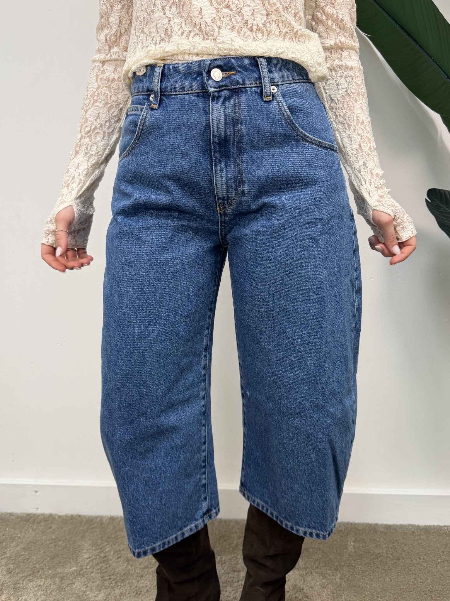 Bermuda lungo in denim VICOLO - GiuGiò | Shop online