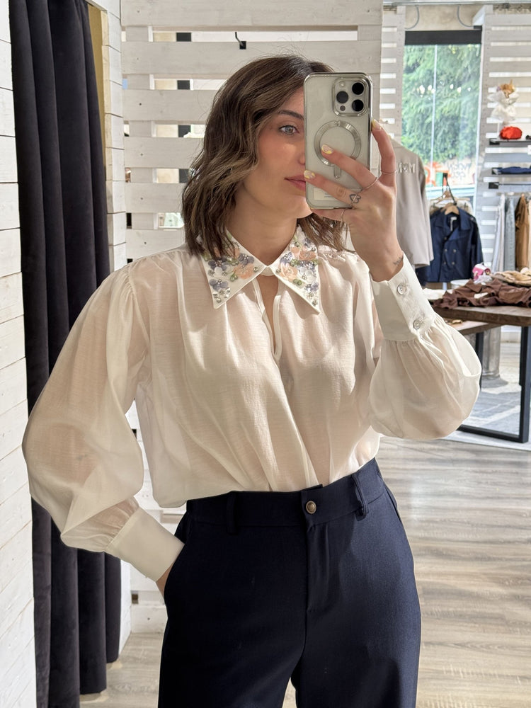 Blusa con applicazioni Zahjr - GiuGiò | Shop online