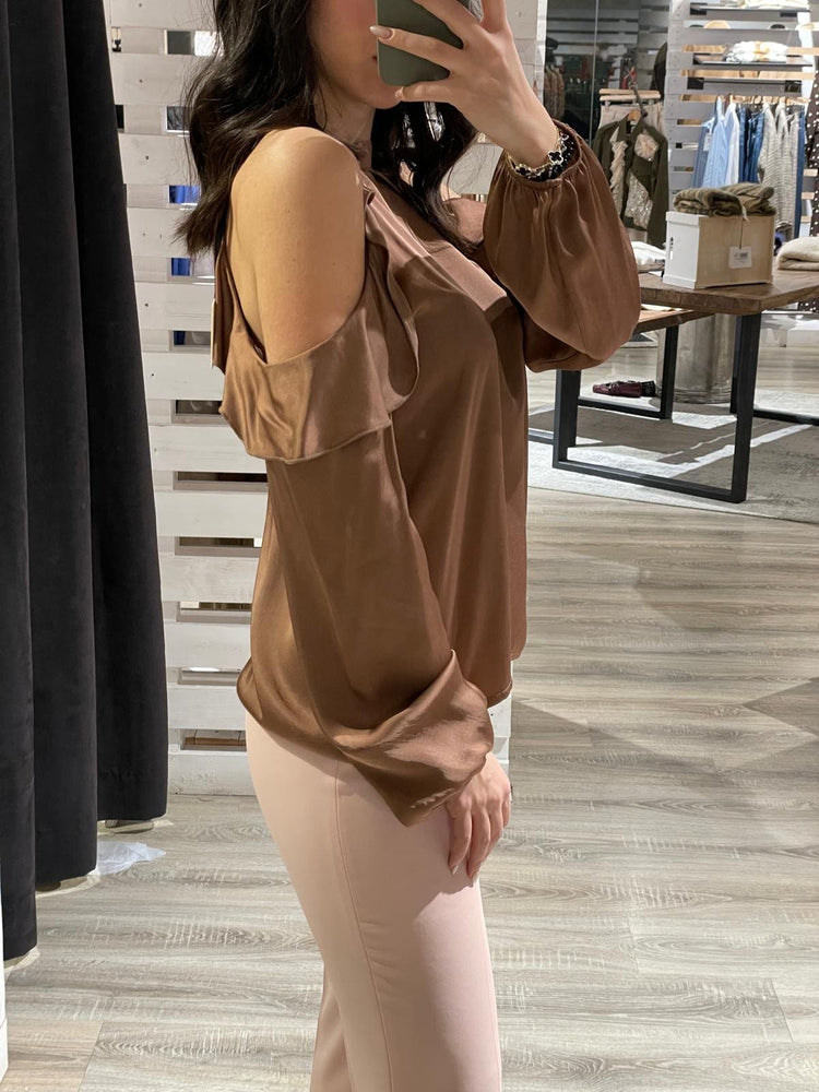 Blusa cut - out con rouches MyD - GiuGiò | Shop online