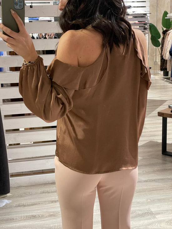 Blusa cut - out con rouches MyD - GiuGiò | Shop online