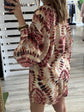 Blusa fantasia tie - dye scollo V manica ampia Tensione In - GiuGiò | Shop online