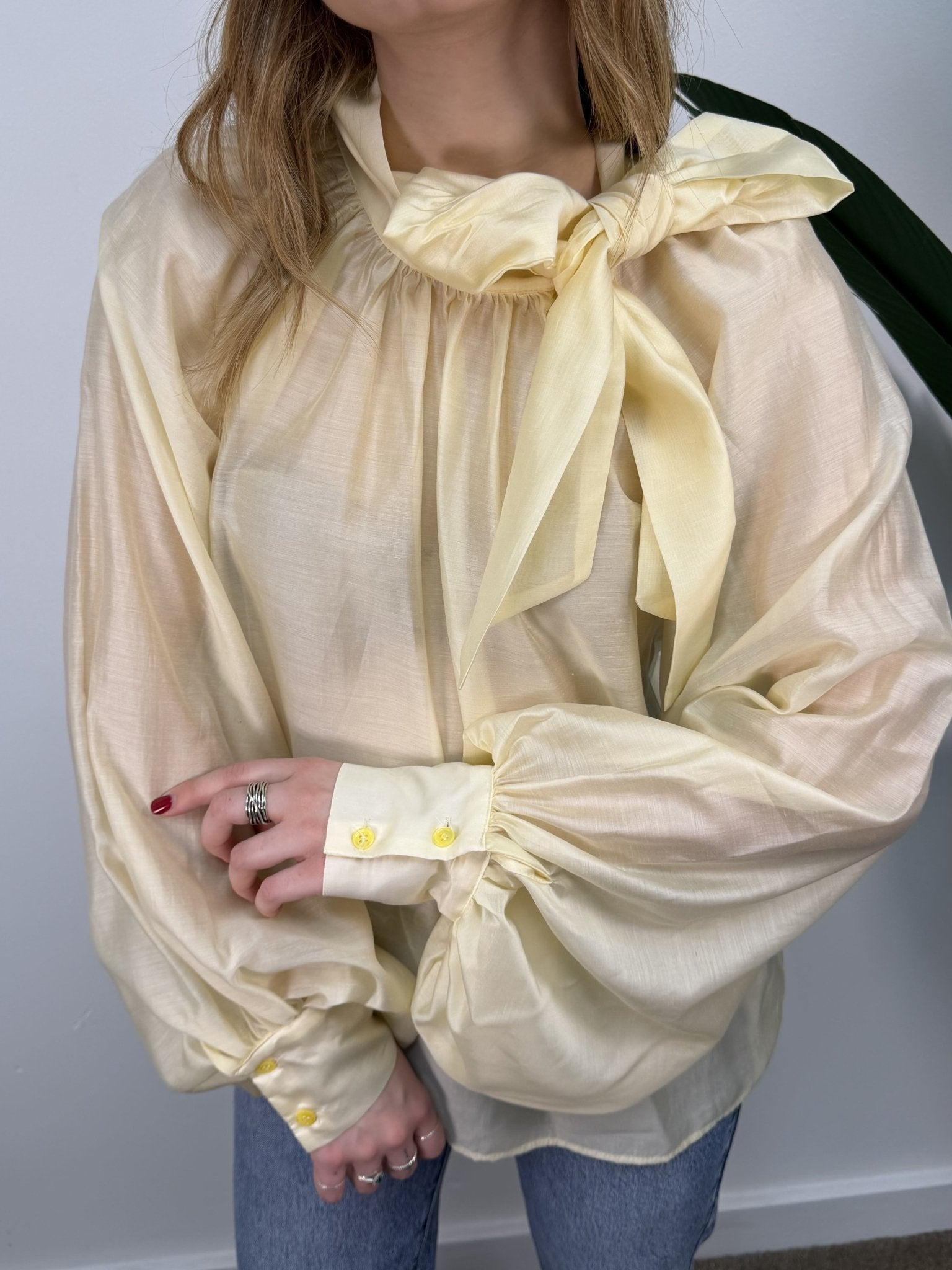 Blusa fiocco in lyocell VICOLO ART. TAB0210 - GiuGiò | Shop online