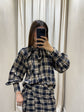 Blusa in flanella stampa check con fiocco HaveOne - GiuGiò | Shop online