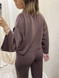 Blusa in modal scollo barca manica lunga BSB - GiuGiò | Shop online