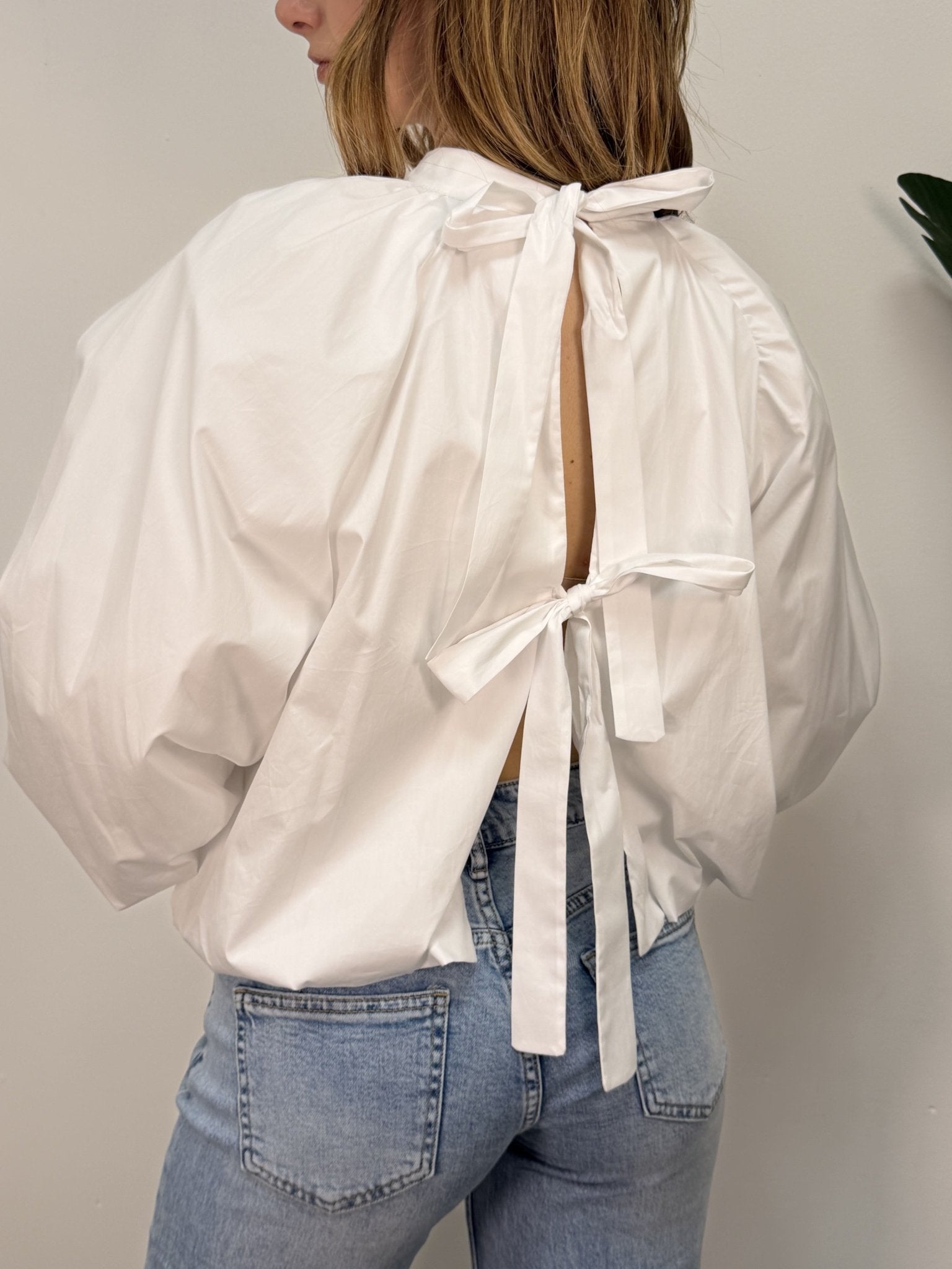 Blusa in popeline con fiocchi Tensione In - GiuGiò | Shop online