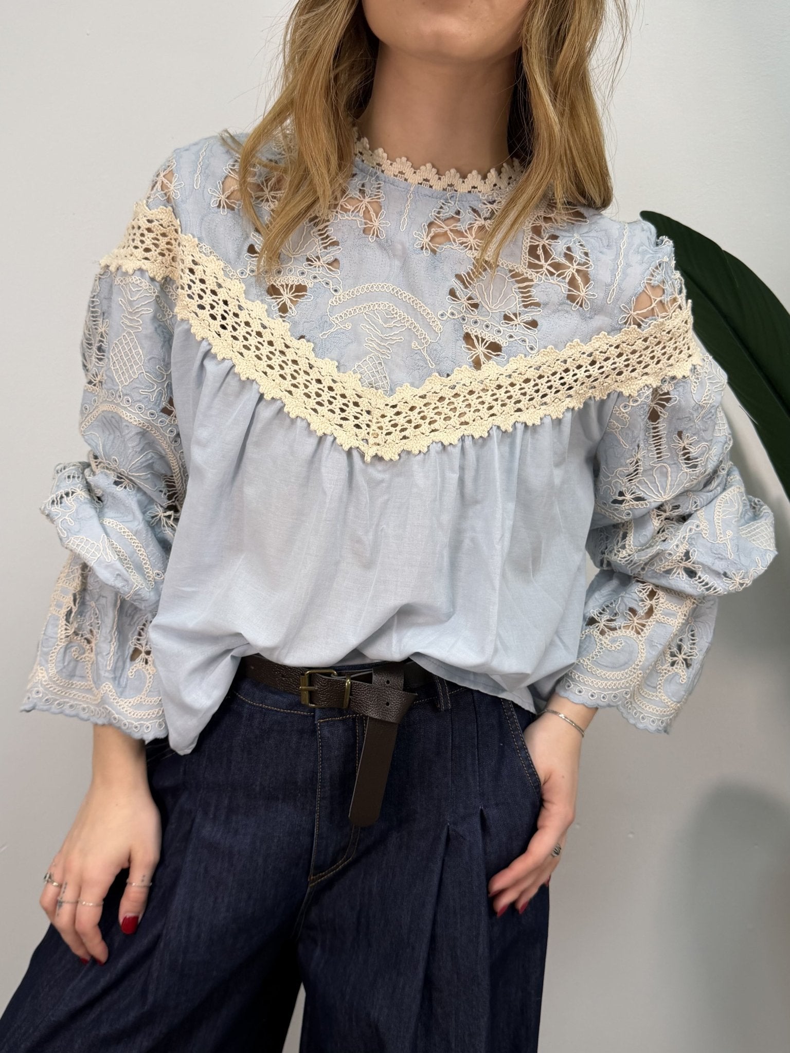 Blusa in sangallo Tensione In - GiuGiò | Shop online