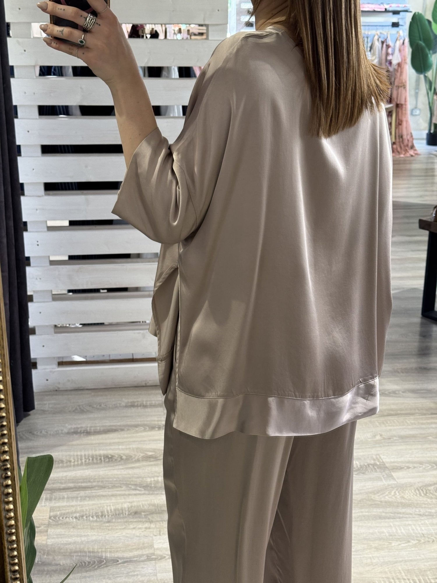 Blusa over in viscosa manica 3/4 HaveOne - GiuGiò | Shop online