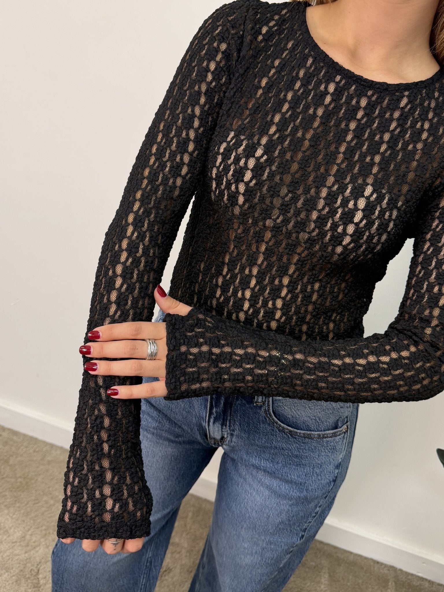 Body girocollo in pizzo MyD - GiuGiò | Shop online