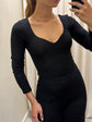 Body in maglia scollo cuore con coppe HaveOne - GiuGiò | Shop online