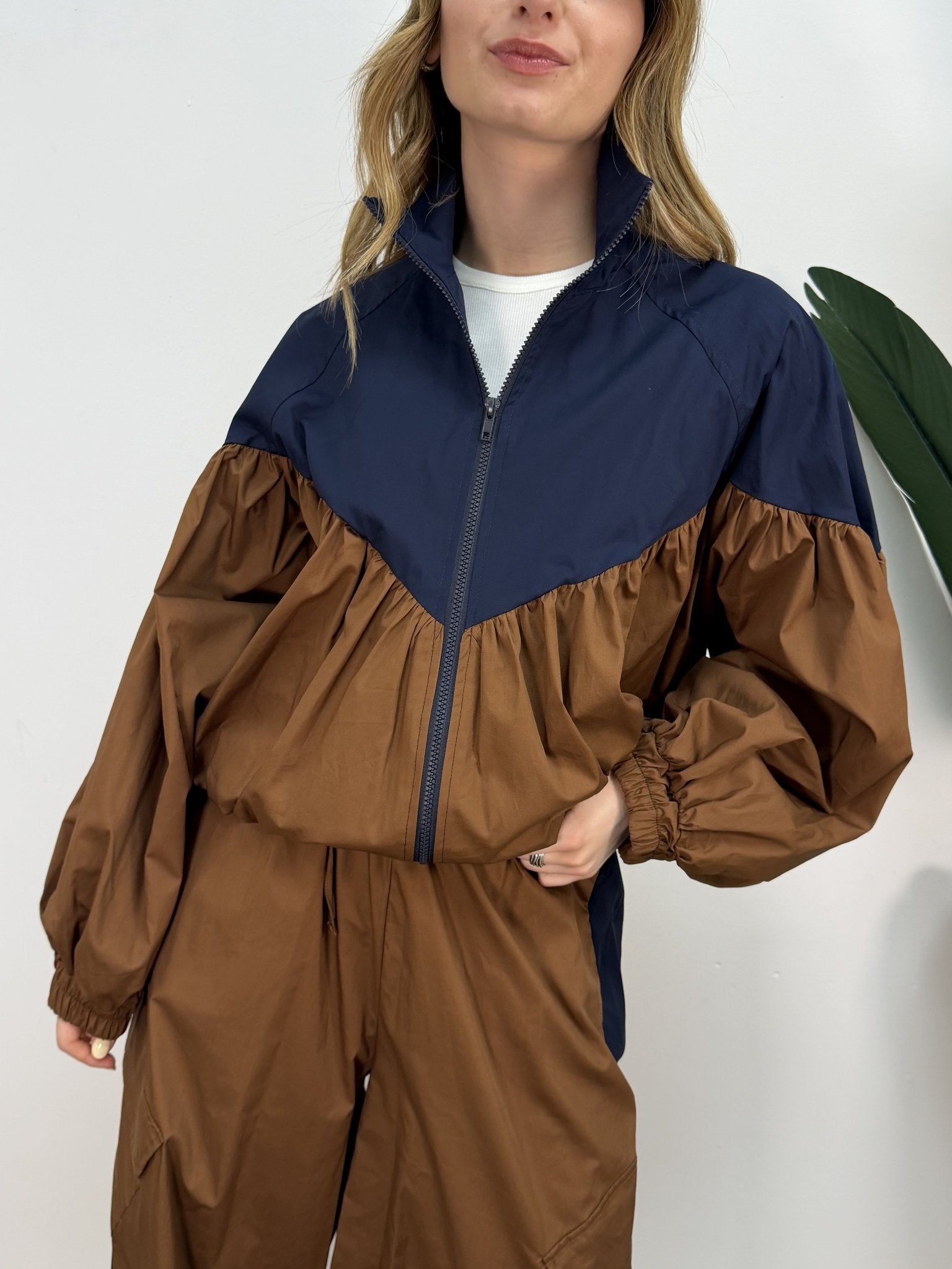 Bomber bicolor in cotone Tensione In - GiuGiò | Shop online