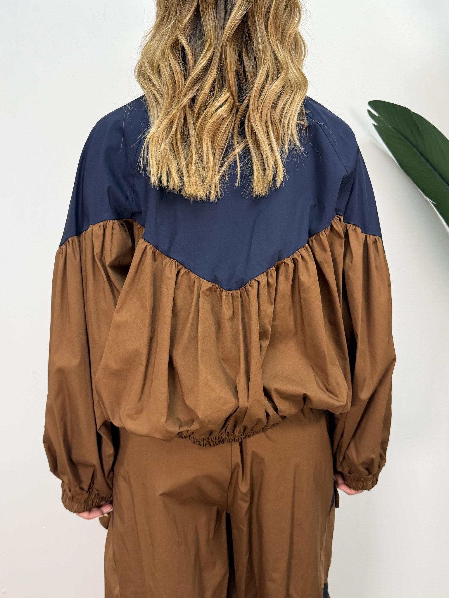 Bomber bicolor in cotone Tensione In - GiuGiò | Shop online