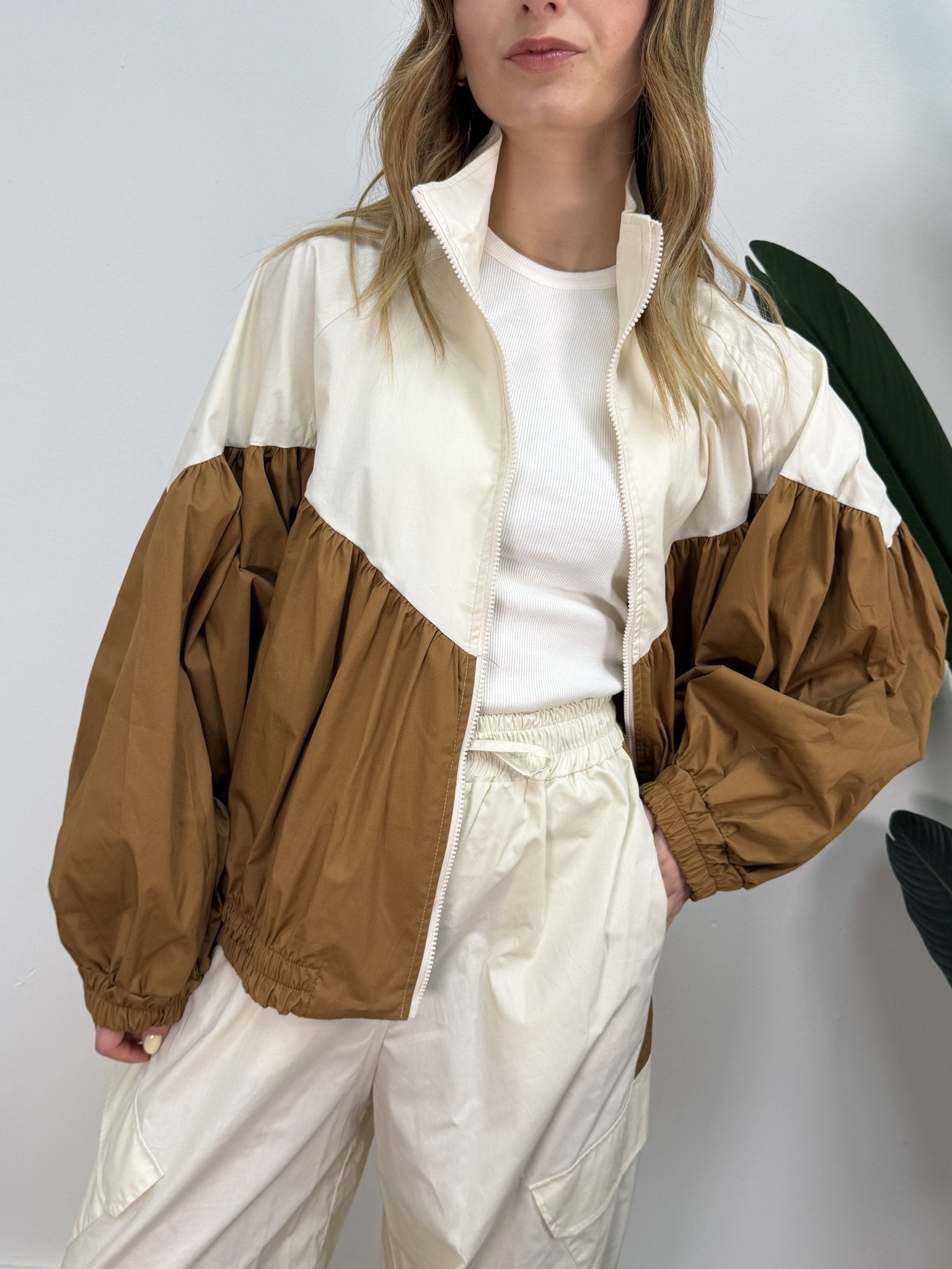 Bomber bicolor in cotone Tensione In - GiuGiò | Shop online