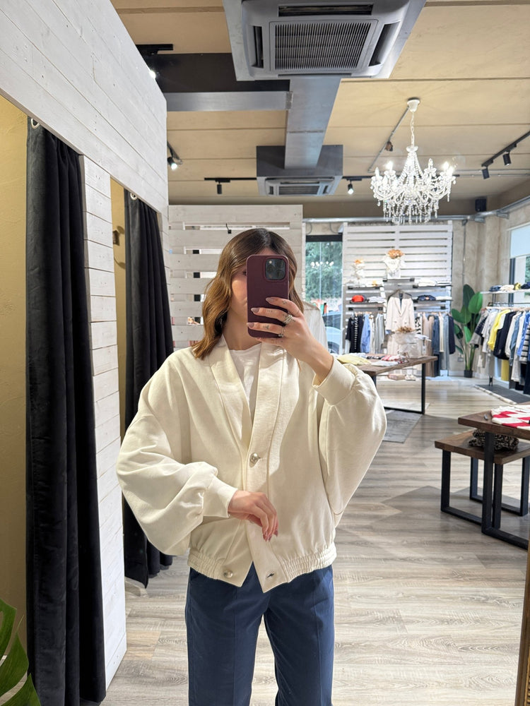 Bomber cardigan in felpa Brend - GiuGiò | Shop online
