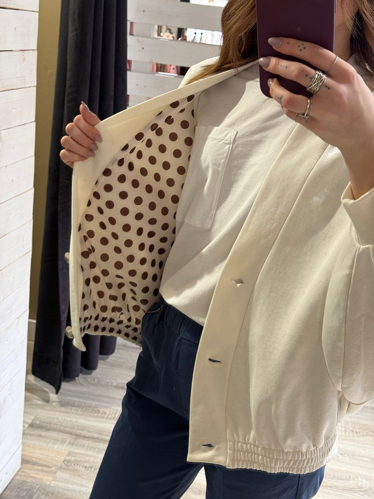 Bomber cardigan in felpa Brend - GiuGiò | Shop online