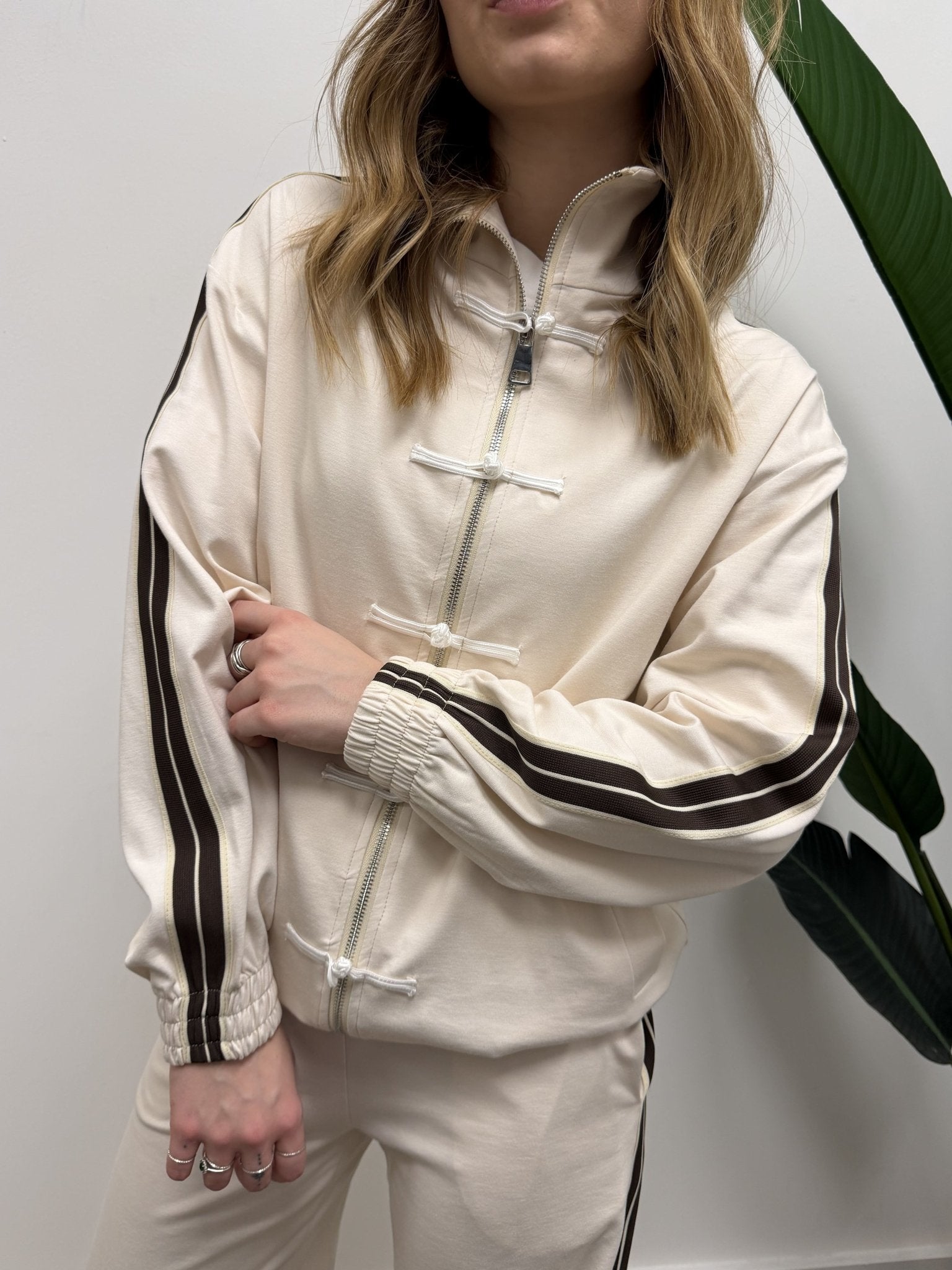 Bomber con bande laterali Susy Mix - GiuGiò | Shop online