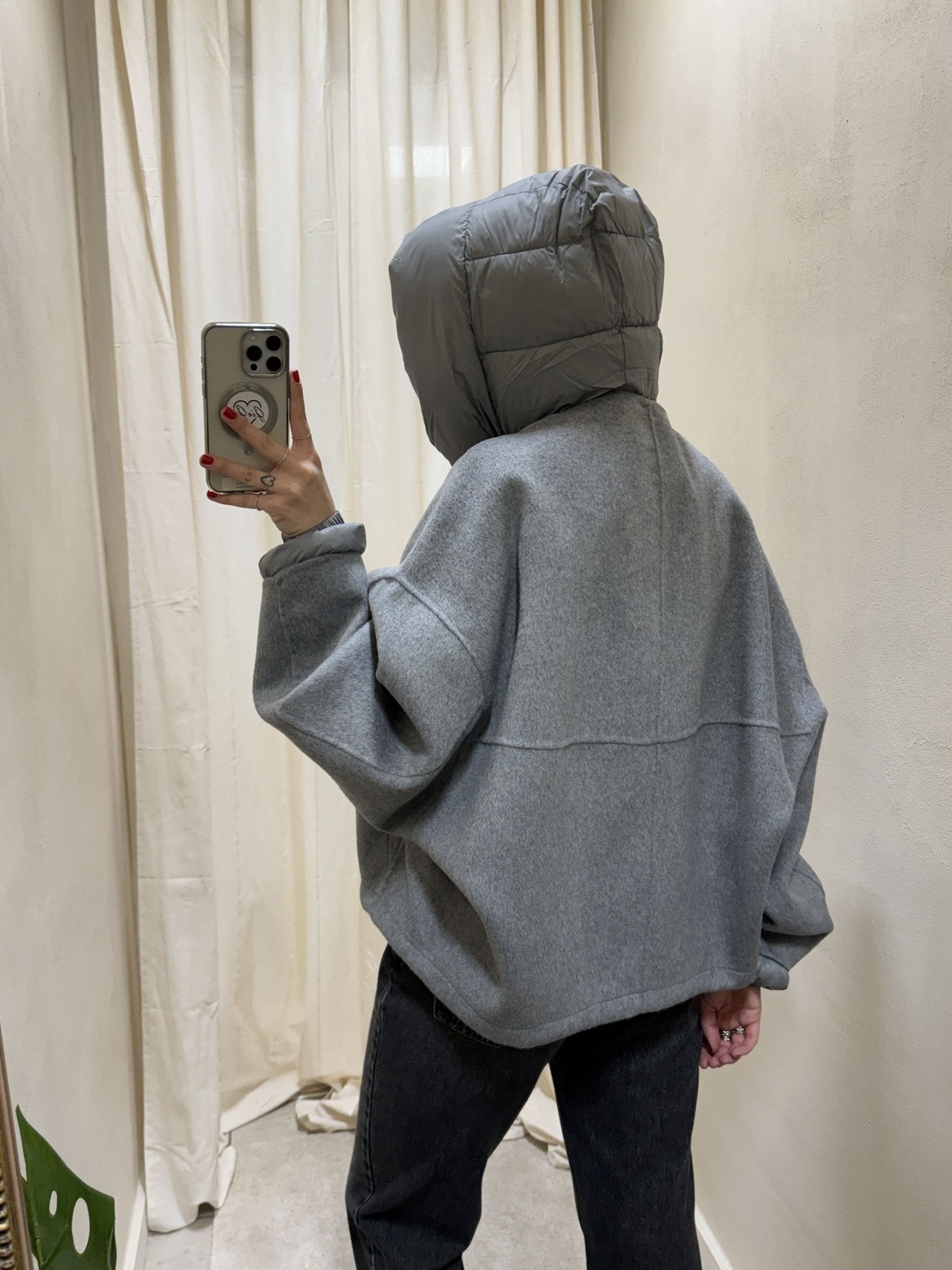 Bomber misto lana con inserti in piumino HaveOne - GiuGiò | Shop online